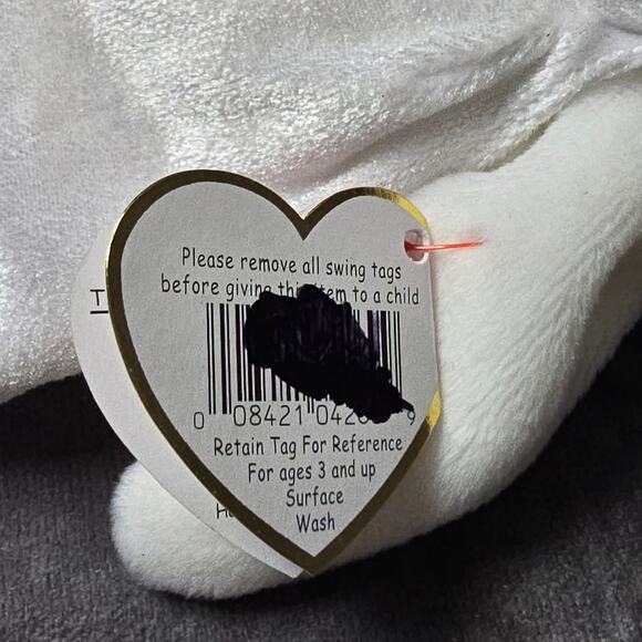 TY Beanie Babies Collection Sheets Hooded Ghost Halloween Pair Beanbag Plush - Picture 12 of 15